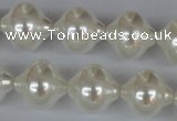 CSB175 15.5 inches 16*17mm lantern shape shell pearl beads
