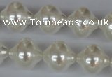 CSB175 15.5 inches 16*17mm lantern shape shell pearl beads