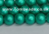 CSB1752 15.5 inches 8mm round matte shell pearl beads wholesale
