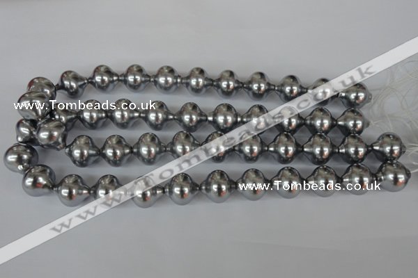 CSB176 15.5 inches 16*17mm lantern shape shell pearl beads