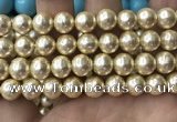 CSB2120 15.5 inches 16mm ball shell pearl beads wholesale