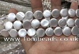 CSB2137 15.5 inches 12mm coin shell pearl beads wholesale