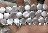 CSB2139 15.5 inches 16mm coin shell pearl beads wholesale