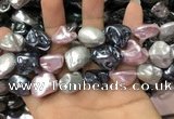 CSB2178 15.5 inches 16*16mm - 20*22mm baroque mixed shell pearl beads