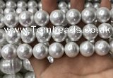 CSB2185 15.5 inches 18mm ball shell pearl beads wholesale