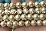 CSB2188 15.5 inches 18mm ball shell pearl beads wholesale