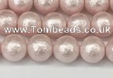 CSB2231 15.5 inches 6mm round wrinkled shell pearl beads wholesale