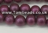 CSB2251 15.5 inches 6mm round wrinkled shell pearl beads wholesale