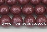 CSB2261 15.5 inches 6mm round wrinkled shell pearl beads wholesale