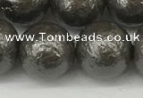 CSB2326 15.5 inches 16mm round wrinkled shell pearl beads wholesale