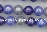 CSB369 15.5 inches 12mm round mixed color shell pearl beads