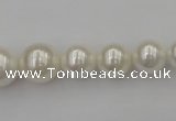 CSB400 15.5 inches 8mm - 16mm round shell pearl beads