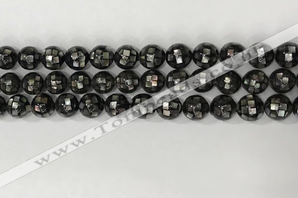 CSB4008 15.5 inches 8mm ball abalone shell beads wholesale