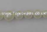 CSB401 15.5 inches 8mm - 16mm round shell pearl beads