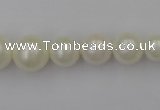 CSB401 15.5 inches 8mm - 16mm round shell pearl beads