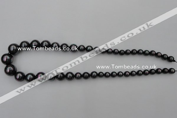 CSB404 15.5 inches 8mm - 16mm round shell pearl beads