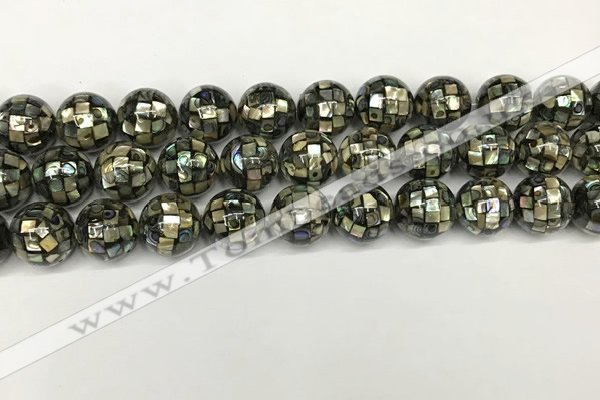 CSB4101 15.5 inches 12mm ball abalone shell beads wholesale