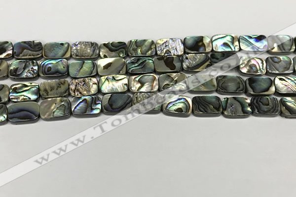 CSB4152 15.5 inches 8*12mm rectangle abalone shell beads wholesale