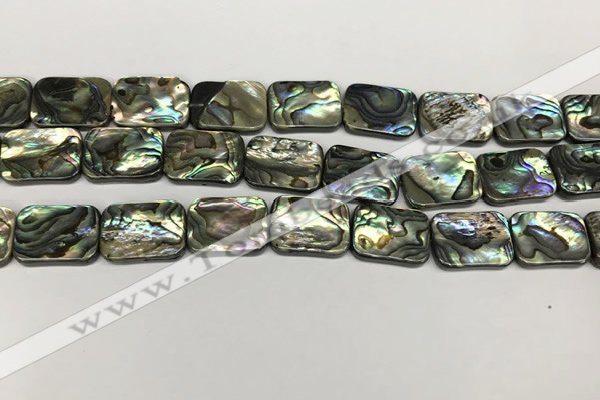 CSB4155 15.5 inches 13*18mm rectangle abalone shell beads wholesale