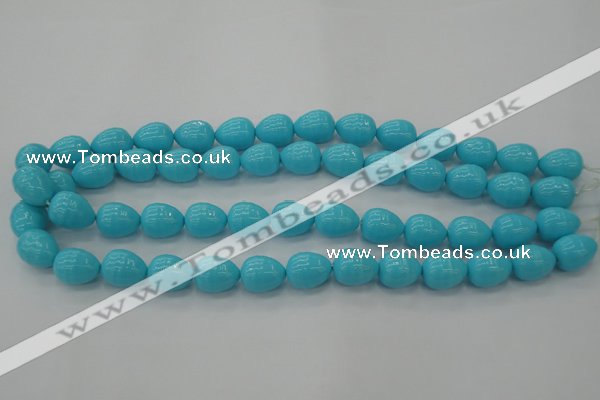 CSB555 15.5 inches 12*15mm whorl teardrop shell pearl beads