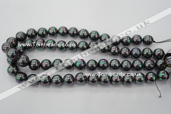 CSB626 15.5 inches 14mm whorl round shell pearl beads