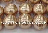 CSB645 15.5 inches 18mm whorl round shell pearl beads