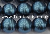 CSB648 15.5 inches 18mm whorl round shell pearl beads