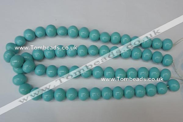 CSB812 15.5 inches 13*15mm oval shell pearl beads wholesale