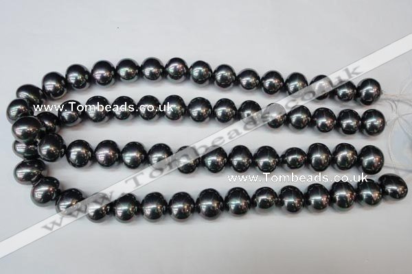 CSB816 15.5 inches 13*15mm oval shell pearl beads wholesale