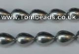 CSB860 15.5 inches 10*12mm teardrop shell pearl beads wholesale