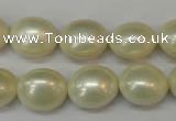 CSB880 15.5 inches 13*15mm nuggets shell pearl beads wholesale