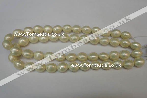 CSB880 15.5 inches 13*15mm nuggets shell pearl beads wholesale