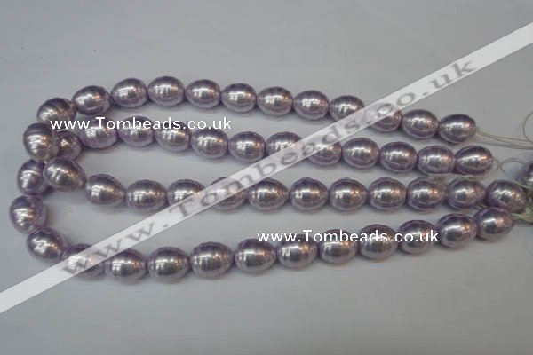 CSB888 15.5 inches 13*16mm whorl teardrop shell pearl beads wholesale