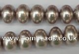 CSB908 15.5 inches 10*14mm rondelle shell pearl beads wholesale