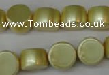 CSB948 15.5 inches 10*14mm drum shell pearl beads wholesale