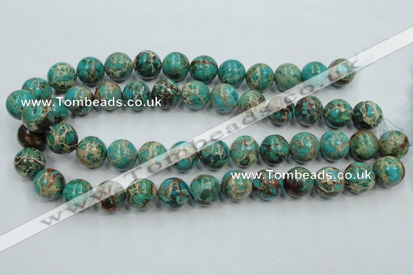 CSE02 15.5 inches 16mm round natural sea sediment jasper beads