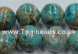 CSE03 15.5 inches 18mm round natural sea sediment jasper beads