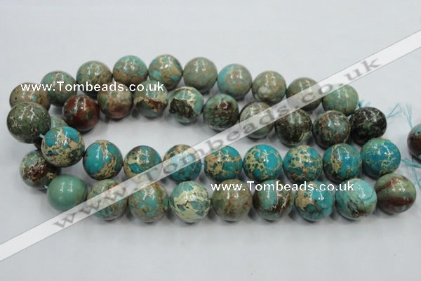 CSE04 15.5 inches 20mm round natural sea sediment jasper beads