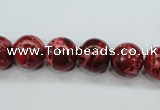 CSE163 15.5 inches 12mm round dyed natural sea sediment jasper beads