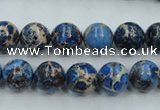 CSE211 15.5 inches 8mm round dyed natural sea sediment jasper beads