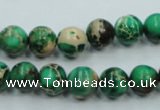 CSE220 15.5 inches 8mm round dyed natural sea sediment jasper beads