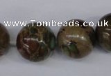 CSE5055 15.5 inches 18mm round natural sea sediment jasper beads