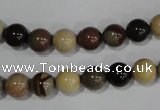 CSE5202 15.5 inches 8mm round sea sediment jasper beads wholesale