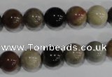 CSE5204 15.5 inches 12mm round sea sediment jasper beads wholesale