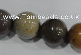 CSE5207 15.5 inches 18mm round sea sediment jasper beads wholesale