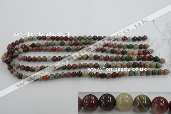 CSE5301 15.5 inches 6mm round sea sediment jasper beads wholesale