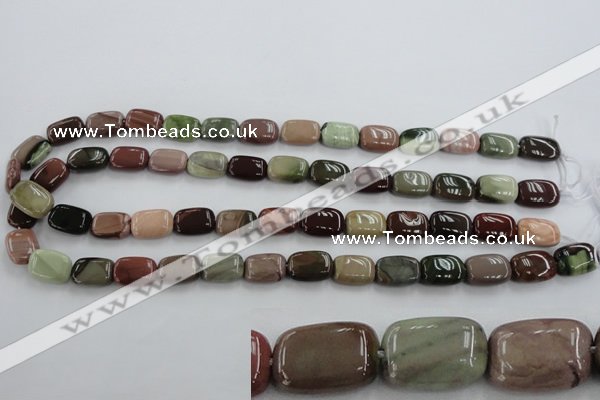 CSE5311 15.5 inches 8*14mm rectangle sea sediment jasper beads wholesale