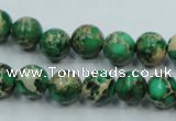 CSE58 15.5 inches 10mm round dyed natural sea sediment jasper beads