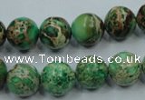 CSE59 15.5 inches 12mm round dyed natural sea sediment jasper beads