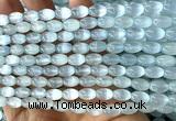 CSE654 15 inches 6*9mm rice selenite beads wholesale